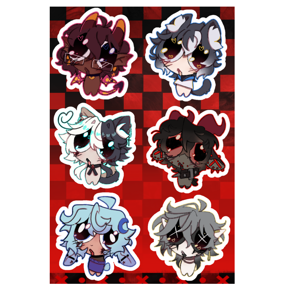 Chudliest Punks Sticker Sheet